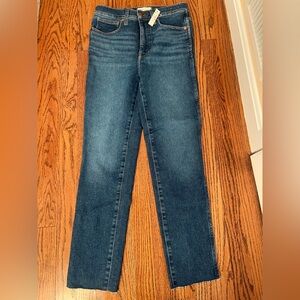 Madewell straight leg jeans